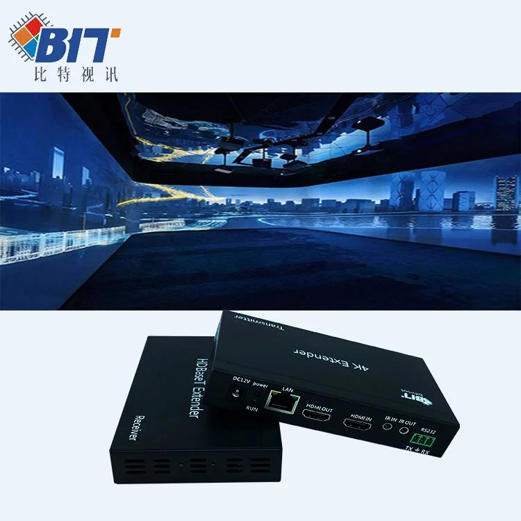 2023 New Design IR Control 4K30 HDMI Extender Local Loop Output RJ45 to HDMI Transceiver