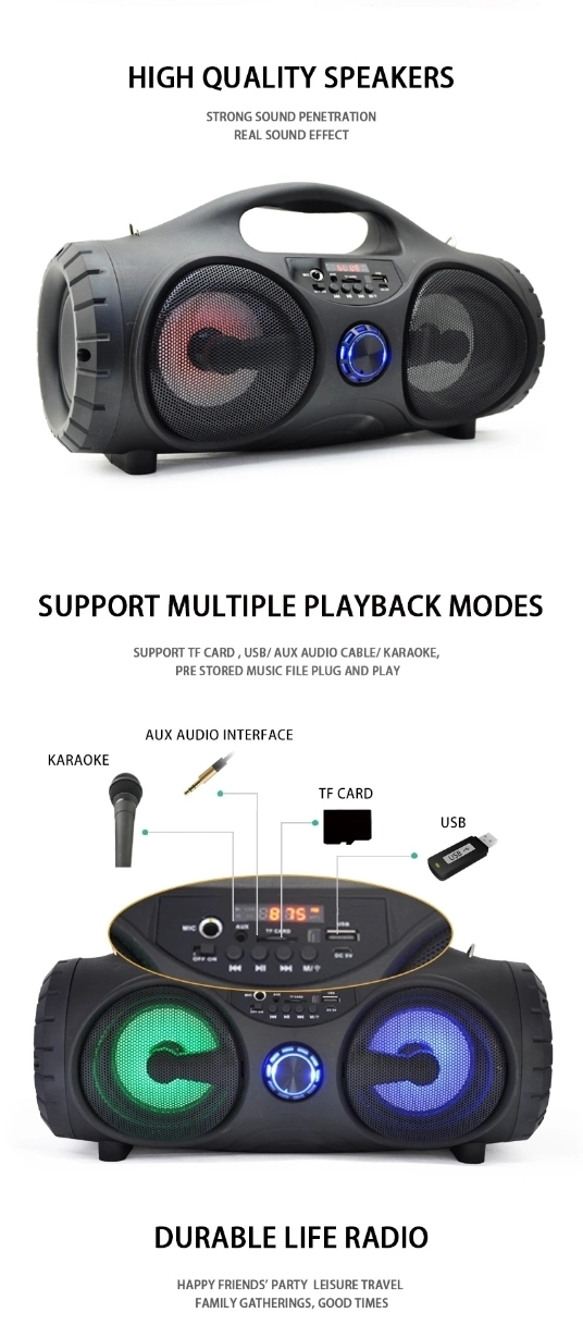 Hot Selling Outdoor Bluetooth Wireless Karaoke Speaker Audio Player