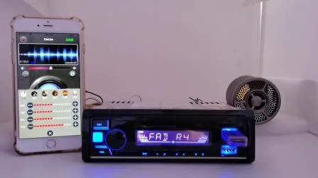 Lecteur de radio FM Bluetooth audio stéréo MP3 pour voiture à panneau fixe avec USB Aux SD/TF