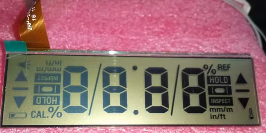 LCD personnalisé pour distributeur de carburant