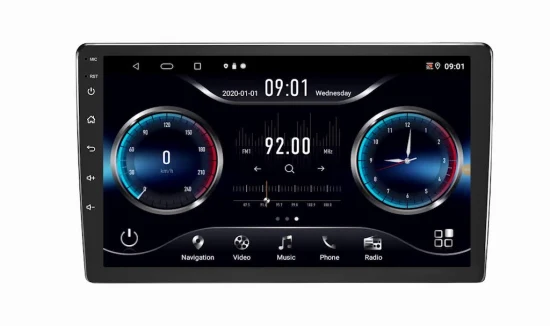 Approvisionnement d'usine 9 pouces 6GB + 128GB résolution 1024*600 DSP RDS Carplay Double DIN Android Auto Audio lecteur multimédia de voiture