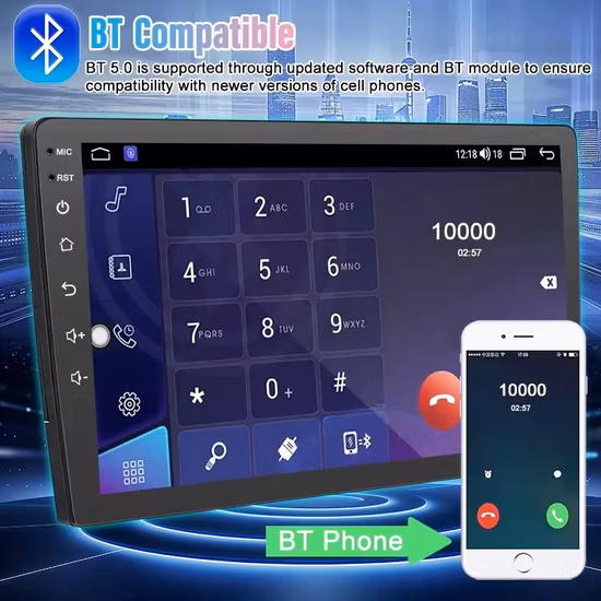 Jmance 9 pouces WiFi Bt DSP 2 + 32g Autoradio DVD 2 DIN GPS Android multimédia universel voiture Audio 2 DIN lecteur de voiture